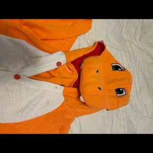 Charizard onesie costume/pajamas for kids. Son wore this when he was 8.